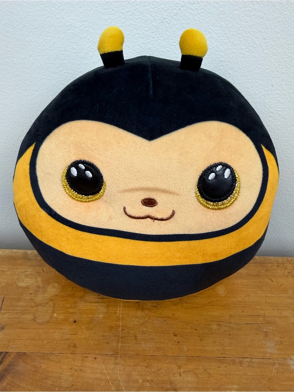 Ty Goffa Ziggy Bumble Bee Plush Stuffed Animal Squish Pillow Cute Soft